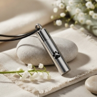 Stalen Ashanger Buis Mat Zilverkleur Pootafdrukken &acirc;&euro;&ldquo; 46mm - Heren