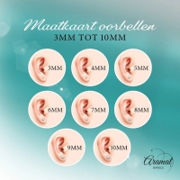 925 Sterling Zilveren Sterretjes Oorknopjes met Opaal Wit Kristal 5mm -