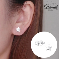 925 Sterling Zilveren Sterretjes Oorknopjes 6mm -