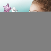Zilveren Kinderoorbellen Paarse Glitter Ster 9mm - Unisex