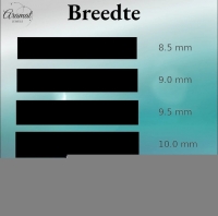 925 Zilveren Kinderoorbellen Rode Glitter Bloem 8mm -