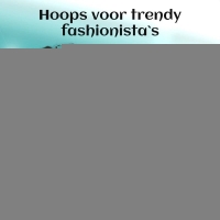 Goudkleurige RVS Hoepeloorbellen met Textuur - 18 mm -