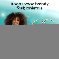 Goudkleurige RVS Swirl Hoepeloorbellen - 30 mm -