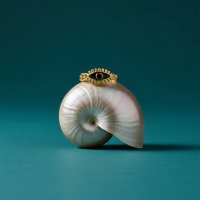 Goudkleurige Verstelbare RVS Ring met Zwart Emaille Boze Oog - 9 mm -