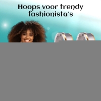 Oorringen &acirc;&euro;&ldquo; 20mm Bicolor Streep RVS Zilver/Goudkleur Unisex -