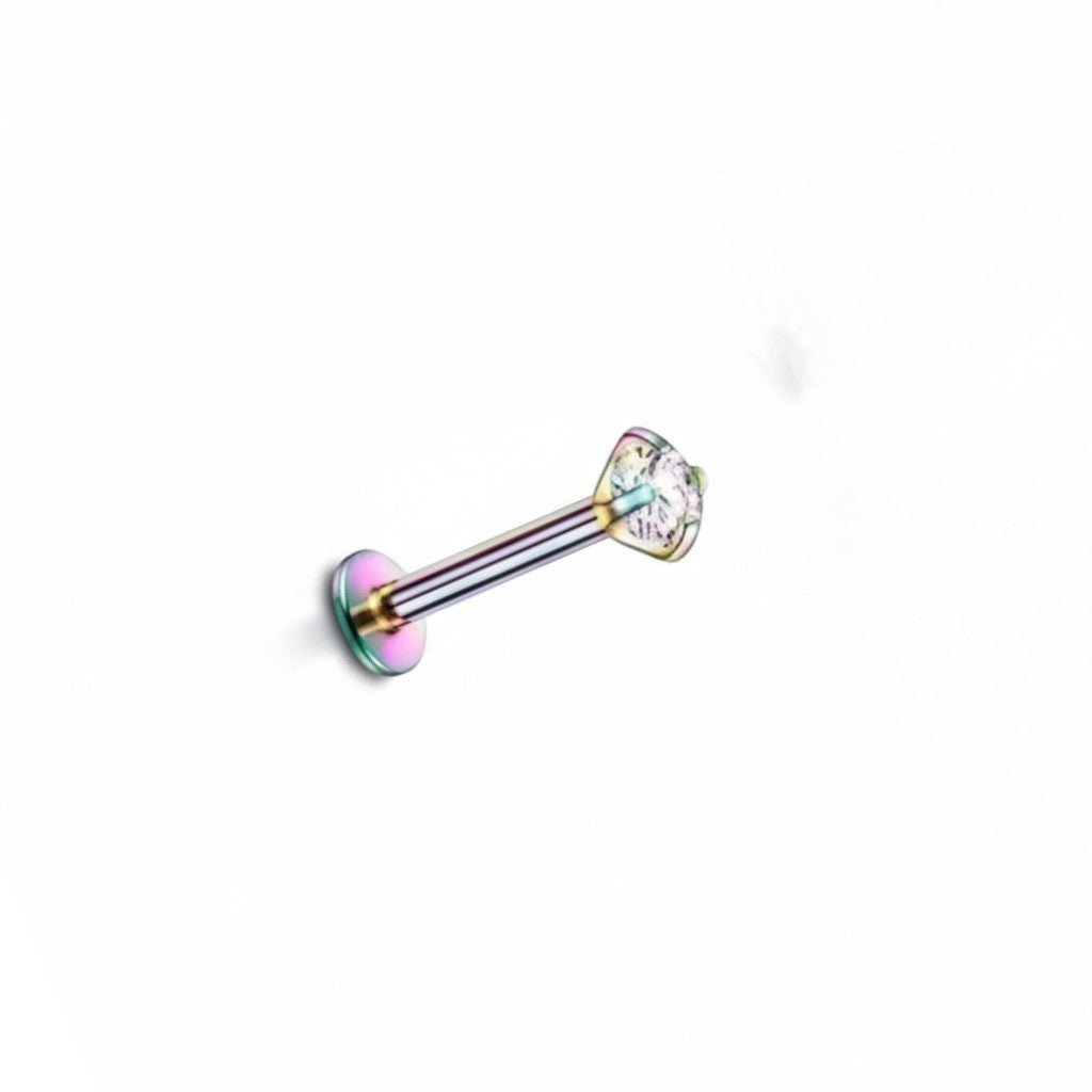 Tragus Helix Piercing &acirc;&euro;&ldquo; Multikleur &acirc;&euro;&ldquo; AB Zirkonia - Unisex
