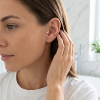 Tragus Helix Piercing &acirc;&euro;&ldquo; Multikleur &acirc;&euro;&ldquo; AB Zirkonia - Unisex