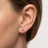 Tragus Helix Piercing &acirc;&euro;&ldquo; Goudkleur &acirc;&euro;&ldquo; Multicolor Zirkonia - Unis