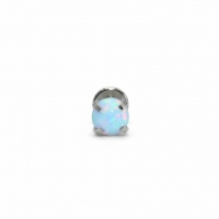 Tragus Helix Piercing &acirc;&euro;&ldquo; Blauw Opaal &acirc;&euro;&ldquo; 6mm Staafje - Unisex