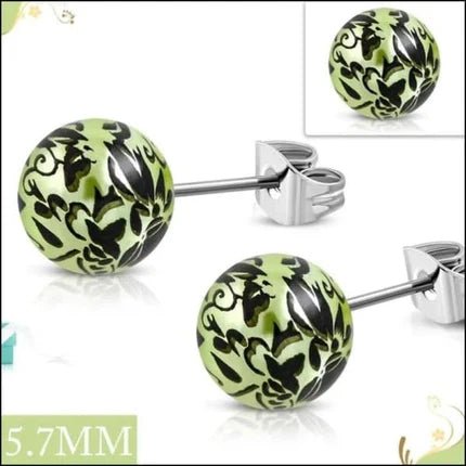 Stalen Bolletjes Oorstekers Spetter &acirc;&euro;&ldquo; 6mm -