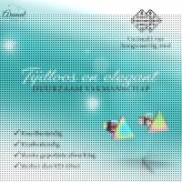 Stalen Oorbellen Driehoek Multikleur &acirc;&euro;&ldquo; 7mm -