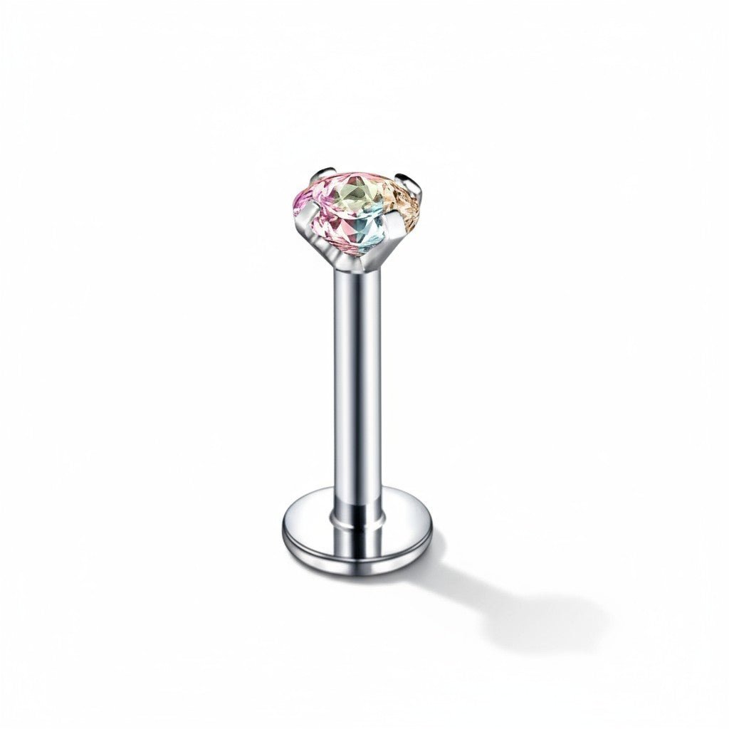 Tragus Helix Piercing Zilver AB Zirkonia 6mm 3mm - Dames