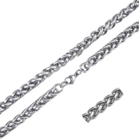Vossenstaart Halsketting RVS 75 cm &acirc;&euro;&ldquo; 10 mm - Unisex