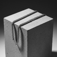 Vossenstaart Halsketting RVS 75 cm &acirc;&euro;&ldquo; 10 mm - Unisex