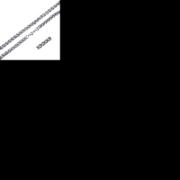 Vossenstaart Halsketting RVS 60 cm &acirc;&euro;&ldquo; 7 mm - Unisex