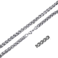 Vossenstaart Halsketting RVS 60 cm &acirc;&euro;&ldquo; 7 mm - Unisex