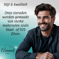 Jasseron Halsketting RVS 55 cm &acirc;&euro;&ldquo; 6 mm - Unisex