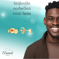 Matte Goudkleurige Oorstekers RVS 4mm - Minimalistische Studs -