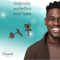 Stalen Kruisjes Oorbellen &acirc;&euro;&ldquo; Zilverkleurig &acirc;&euro;&ldquo; 10x6mm -