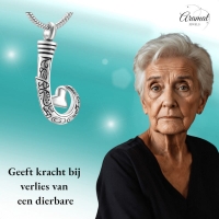 Stalen Ashanger Vishaak - Zilverkleur & Zwart - Heren