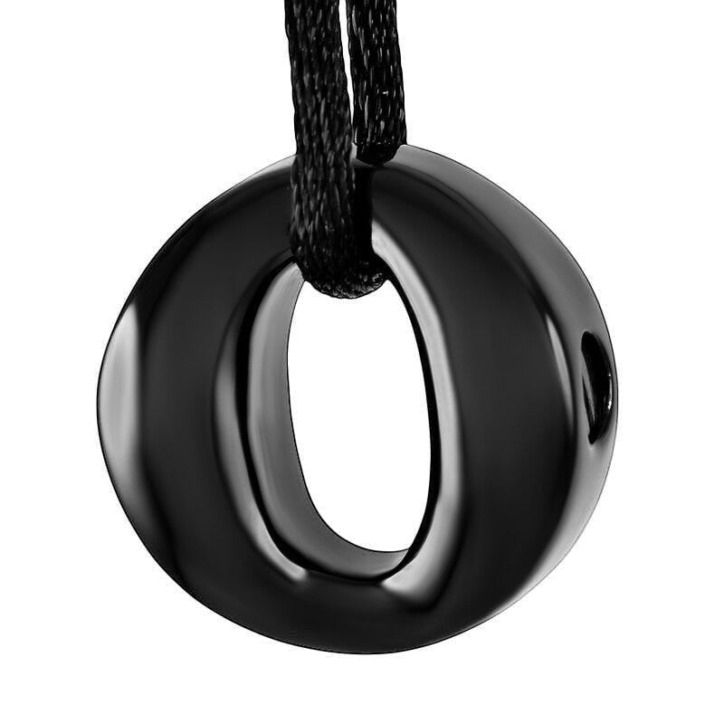 RVS Ashanger Open Cirkel - Zwart - Unisex