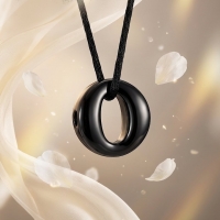 RVS Ashanger Open Cirkel - Zwart - Unisex