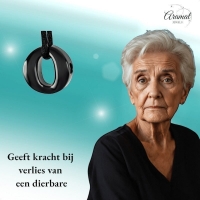 RVS Ashanger Open Cirkel - Zwart - Unisex