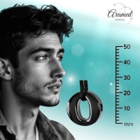 RVS Ashanger Open Cirkel - Zwart - Unisex