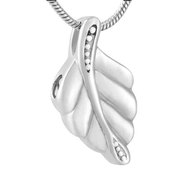 RVS Ashanger Blaadje - Zilverkleurig - Unisex