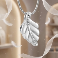 RVS Ashanger Blaadje - Zilverkleurig - Unisex