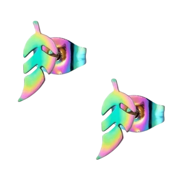 Bladvormige Oorbellen &acirc;&euro;&ldquo; RVS &acirc;&euro;&ldquo; 5x13 mm &acirc;&euro;&ldquo; Uni