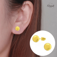 Bolletjes oorbellen &acirc;&euro;&ldquo; Goudkleur &acirc;&euro;&ldquo; 7mm -