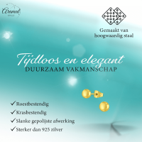 Bolletjes oorbellen &acirc;&euro;&ldquo; Goudkleur &acirc;&euro;&ldquo; 5mm -