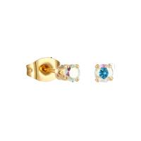 Mini oorbellen met AB zirkonia &acirc;&euro;&ldquo; 2 mm -