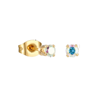 Mini oorbellen met AB zirkonia &acirc;&euro;&ldquo; 2 mm -