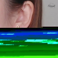 Honingraat oorbellen ros&Atilde;&copy;kleur &acirc;&euro;&ldquo; 8 mm -