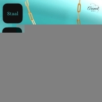 Goudkleurige damesketting met speelse bedels &acirc;&euro;&ldquo; 45+5 cm - Dames