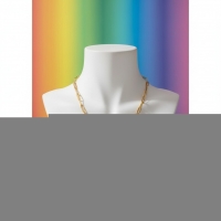 Goudkleurige damesketting met speelse bedels &acirc;&euro;&ldquo; 45+5 cm - Dames