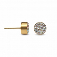 AB transparante oorstekers 6 mm &acirc;&euro;&ldquo; multicolor glans -