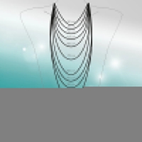 Multi Bedelketting goudkleurig &acirc;&euro;&ldquo; parel & zeethema - Dames