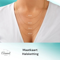 Multi Bedelketting goudkleurig &acirc;&euro;&ldquo; parel & zeethema - Dames