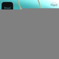 RVS Goudkleurige bedelketting &acirc;&euro;&ldquo; parel & natuursteen - Dames