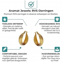 Triple oorringen dames &acirc;&euro;&ldquo; goudkleurig -