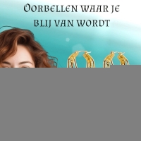 Triple RVS Oorringen Swirl Design 30x28mm - Goudkleurig -