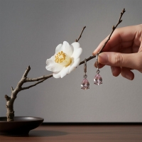 Mini Oorringetjes Meisje &acirc;&euro;&ldquo; Roze Zirkonia &acirc;&euro;&ldquo; 10mm -