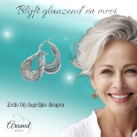 Multi Oorringen Zilverkleurig RVS &acirc;&euro;&ldquo; 35mm &acirc;&euro;&ldquo; 6 Hoepels in 1 -