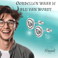 Tijger Oorbellen Zilverkleurig RVS &acirc;&euro;&ldquo; 8mm &acirc;&euro;&ldquo; Uniseks Dierenoorst
