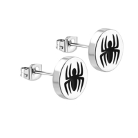 Spin Oorbellen Zilverkleurig RVS &acirc;&euro;&ldquo; 10mm &acirc;&euro;&ldquo; Uniseks Dierenoorste