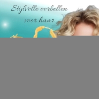 Goudkleurige Triple Hart Hoops 25mm -