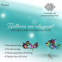Stalen Multicolor Sterren Oorbellen - Uniek & Feestelijk -